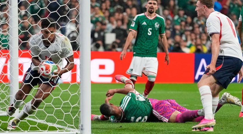 El minuto fatal de México: Bellingham anotó por duplicado y dejó mudo al Estadio Azteca