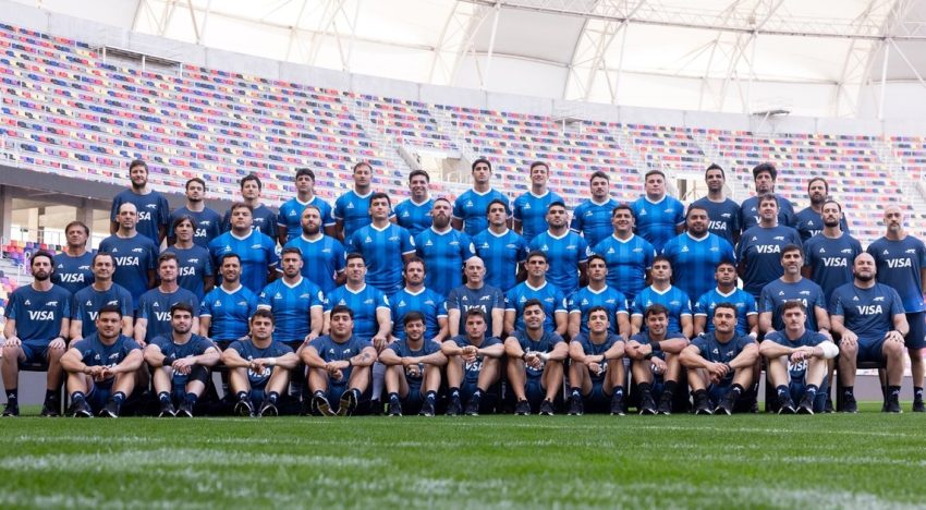 Los Pumas y un homenaje para la Selección de fútbol y Diego Maradona: se pusieron la camiseta azul de México 1986 para jugar contra Inglaterra