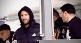 Lionel Messi reapareció tras el Mundial y fue a alentar a Leones FC, el club de su familia en Rosario