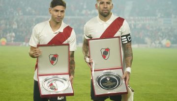 River armó una fiesta para homenajear a Otamendi, Montiel y toda la Selección pero el Monumental insultó a Chiqui Tapia