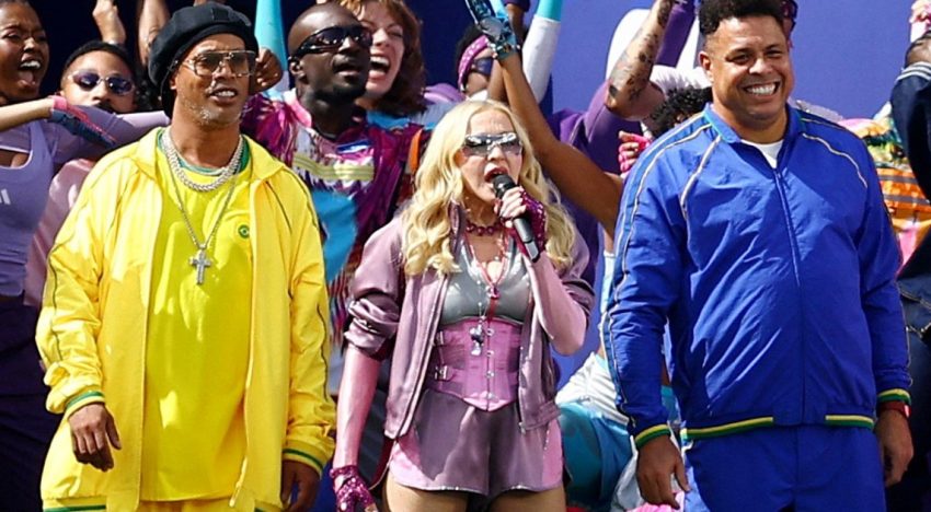 Con Madonna, Ronaldinho y Ronaldo a la cabeza, así fue el espectacular show de medio tiempo de la final del Mundial 2026