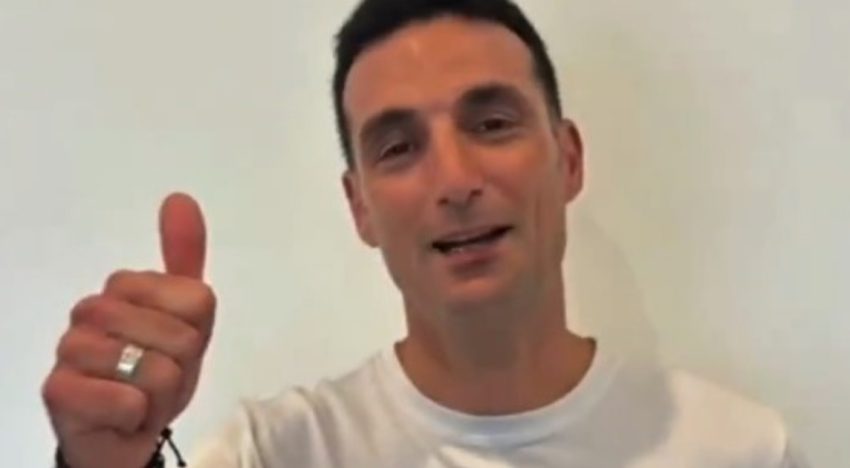 De mundialista a mundialistas: Scaloni reapareció en redes con un mensaje para Las Leonas y Los Leones antes del debut