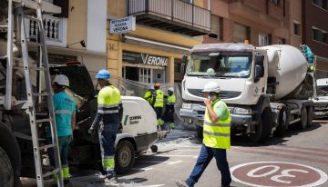 La tuneladora de la L9 del metro de Barcelona, parada ocho semanas después del socavón en Sant Gervasi
