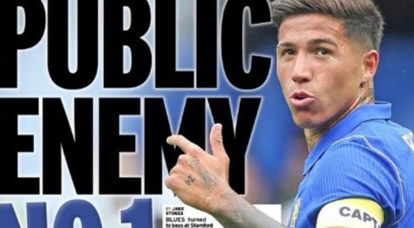 Enzo Fernández volvió al Chelsea y la prensa inglesa fue lapidaria: qué dijeron tras los silbidos en Stamford Bridge