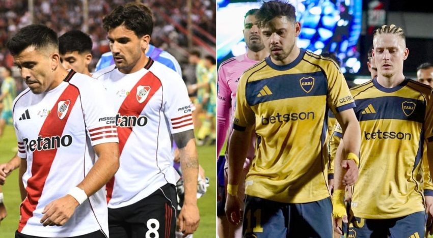 Boca y River, unidos por el espanto en el arranque del Clausura y el objetivo de la Copa Sudamericana
