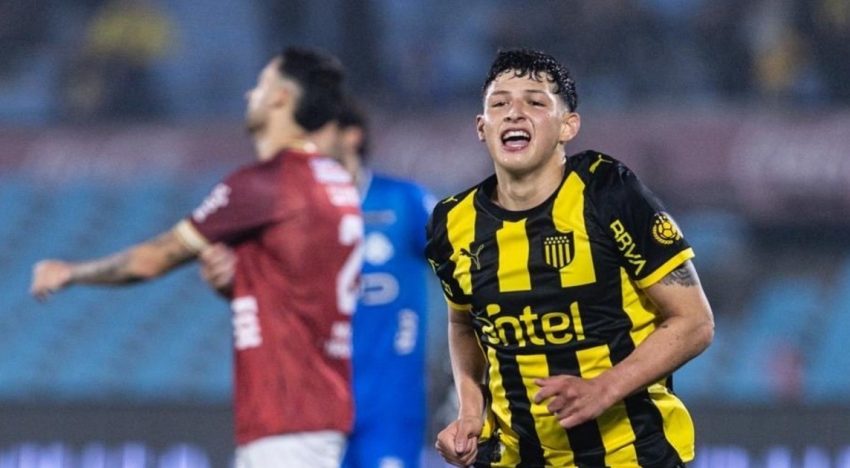 Leonel Jaime y otra actuación para el lamento de River: el golazo para que Peñarol sea campeón del Torneo Intermedio en Uruguay