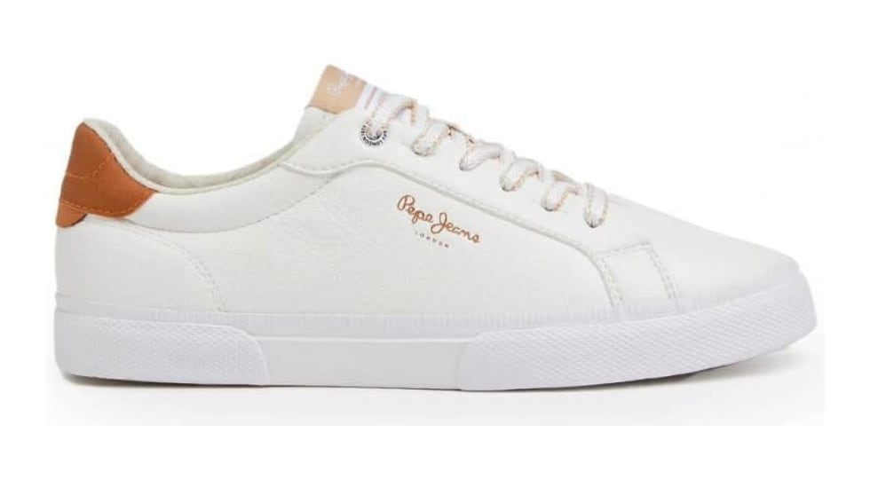 Zapatillas blancas Pepe Jeans.