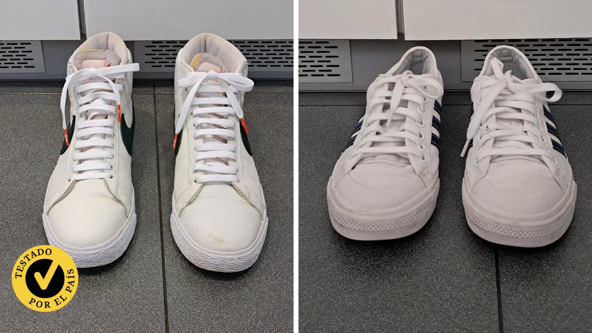 Te enseño dos trucos caseros para que tus zapatillas blancas queden como nuevas.