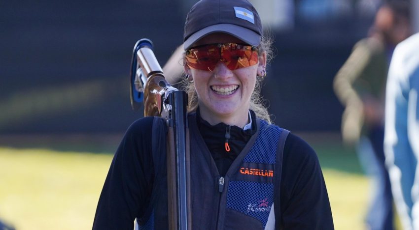 La increíble vuelta al sol de Mara Kucharski: compite hace un año y le ganó la medalla dorada a la campeona olímpica de tiro en los Juegos Suramericanos