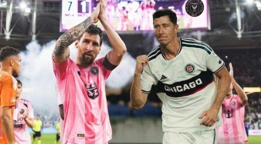 Lionel Messi vs Lewandowski, la cuenta pendiente de dos cracks se reedita en el Inter Miami vs Chicago por la MLS