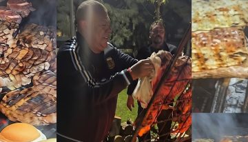 El súper asado de la Selección para el UPD de Lionel Messi: Dibu Martínez mostró el menú, Chiqui Tapia en modo chef y un invitado especial