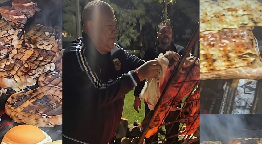 El súper asado de la Selección para el UPD de Lionel Messi: Dibu Martínez mostró el menú, Chiqui Tapia en modo chef y un invitado especial