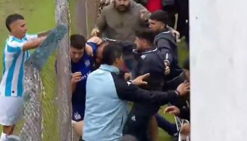 Batalla campal en la Reserva de Atlético Tucumán y Talleres: los hermanos Acosta, a las piñas con los hinchas