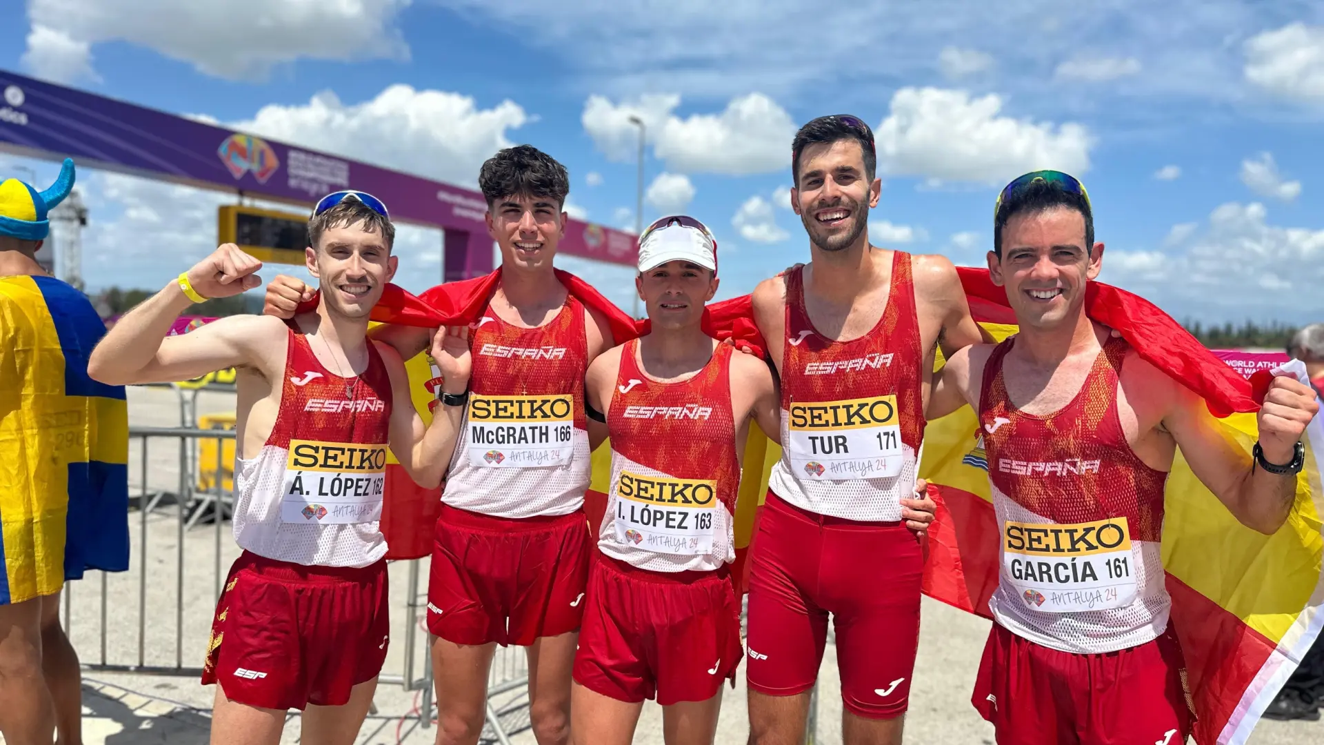 España arrasa en el mundial de marcha por equipos: oro en masculino y sub-20 femenino, y bronce para el equipo femenino absoluto