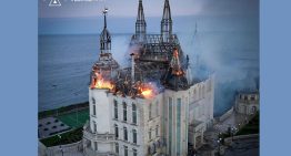 Ataque ruso deja en llamas ‘castillo de Harry Potter’; hay 5 muertos