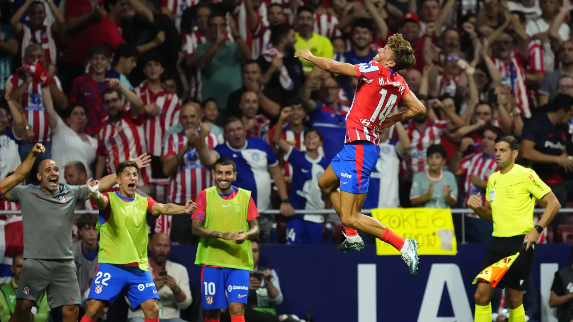 Marcos Llorente 'devora' al Girona, y el Atlético de Madrid presenta su candidatura a todo tras enamorarse de Gallagher