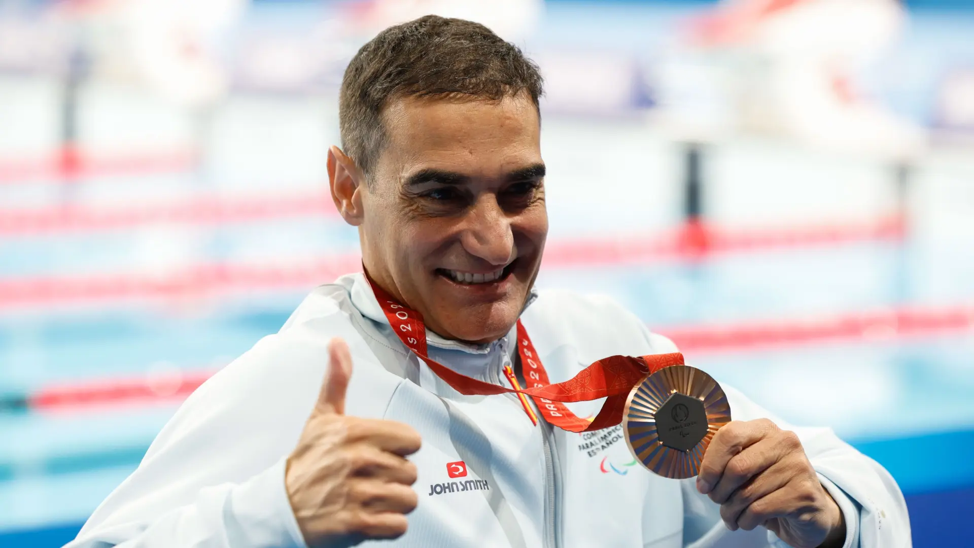 Miguel Luque suma con un bronce su séptima medalla consecutiva paralímpica en los 50 braza