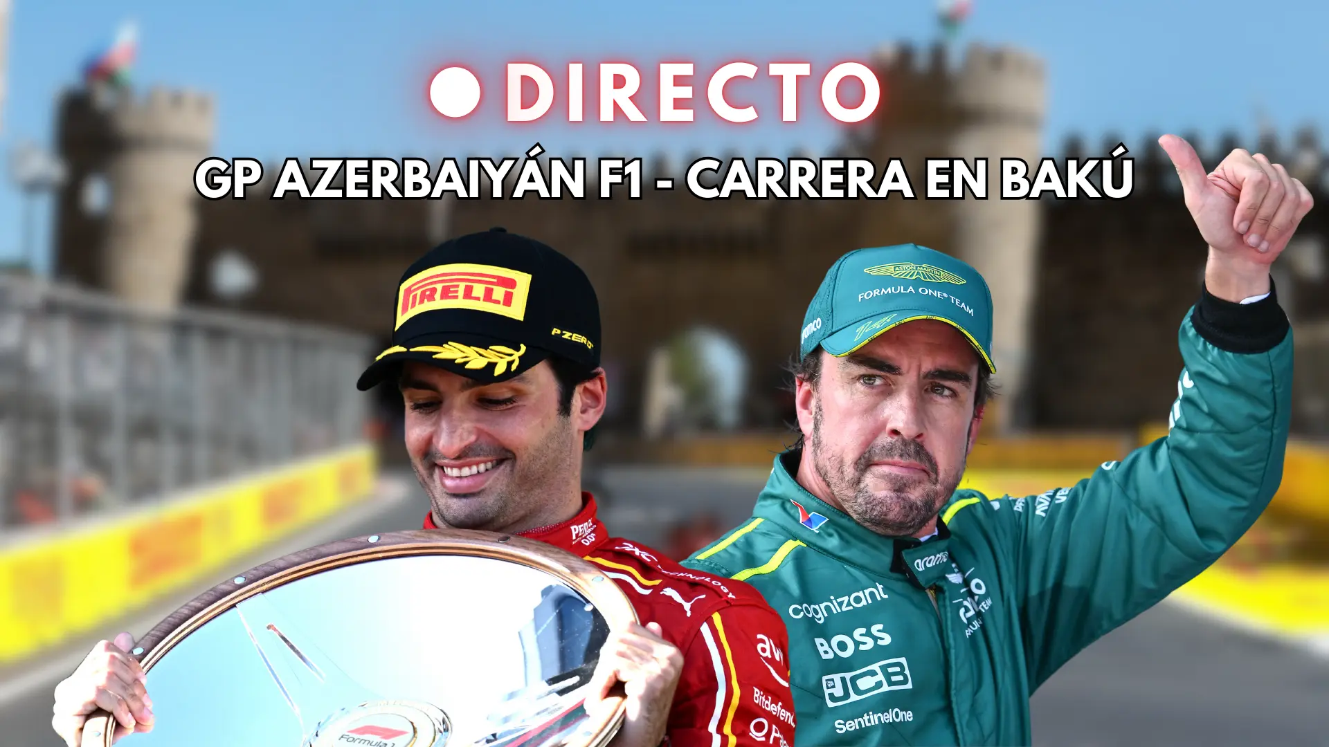 GP de Azerbaiyán de F1, en directo: última hora de la carrera de Fernando Alonso y Carlos Sainz