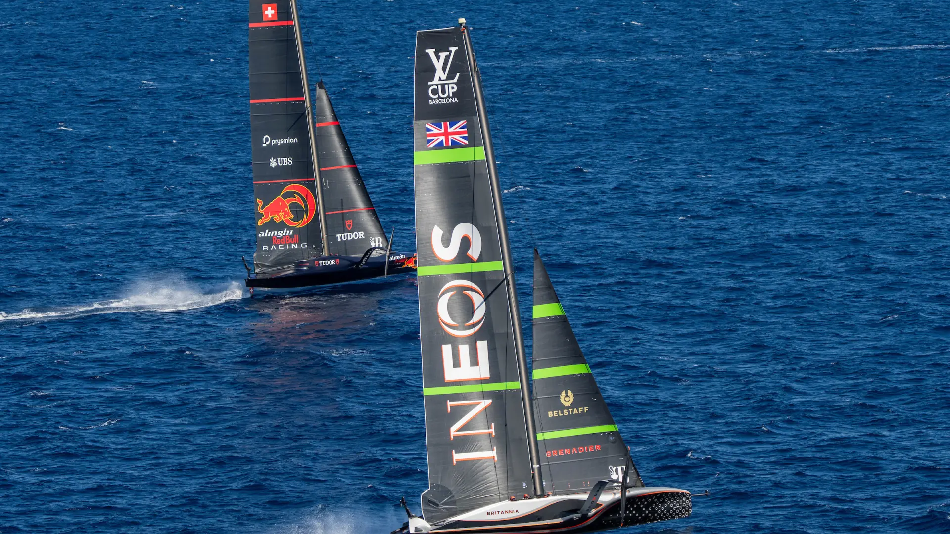 El Luna Rossa y el INEOS Britannia vuelven a ganar y se colocan a un paso de la final de la Copa América