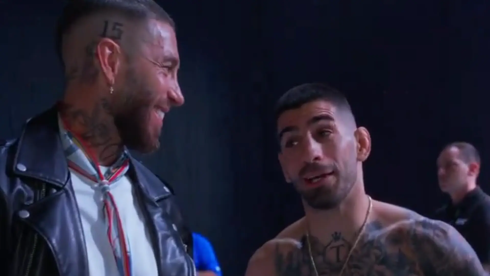 El cara a cara entre Topuria y Holloway… con Sergio Ramos como invitado sorpresa: "No habla el otro, está acojonado"