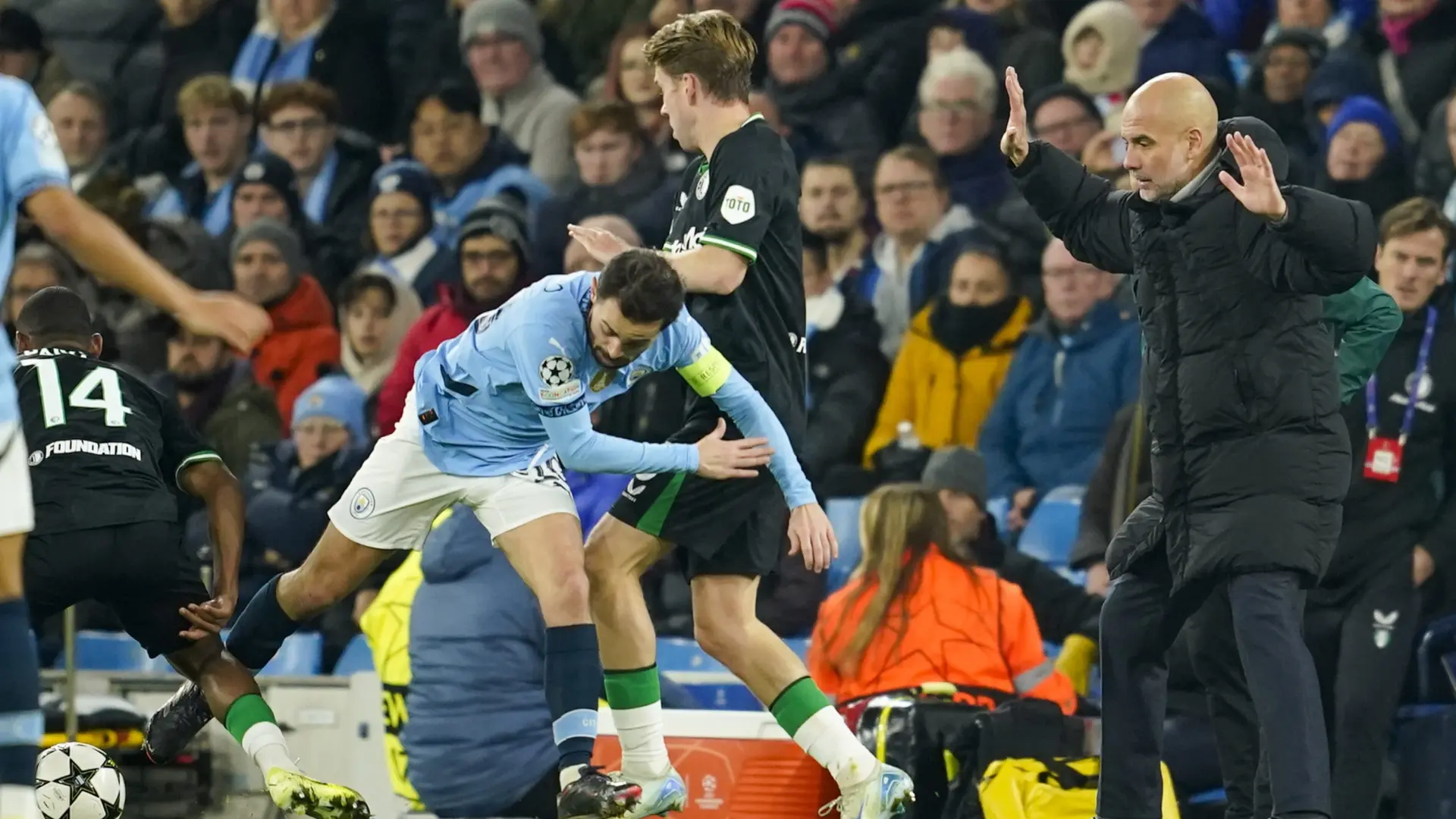 El Manchester City de Guardiola no levanta cabeza: pierde una ventaja de 3-0 en apenas 15 minutos