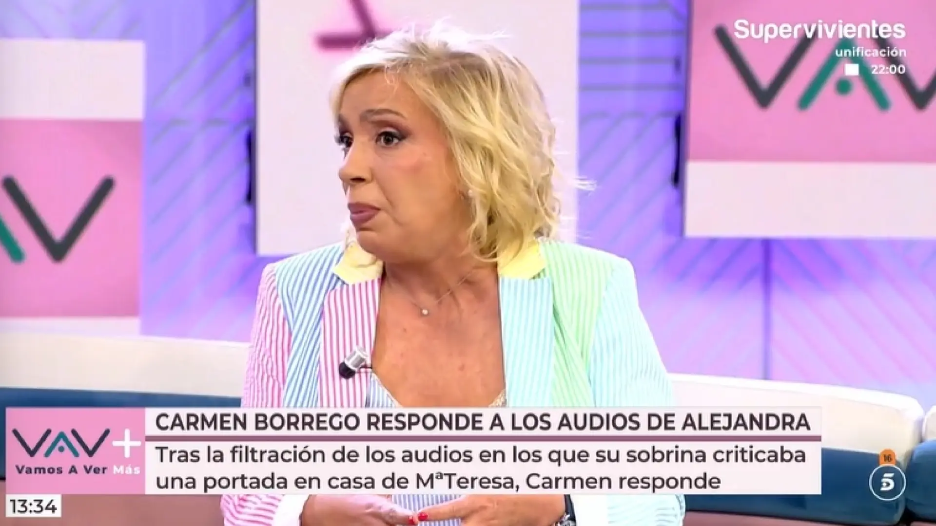 Carmen Borrego sobre su relación con Alejandra Rubio: "Fue un audio privado en un momento de calentón"