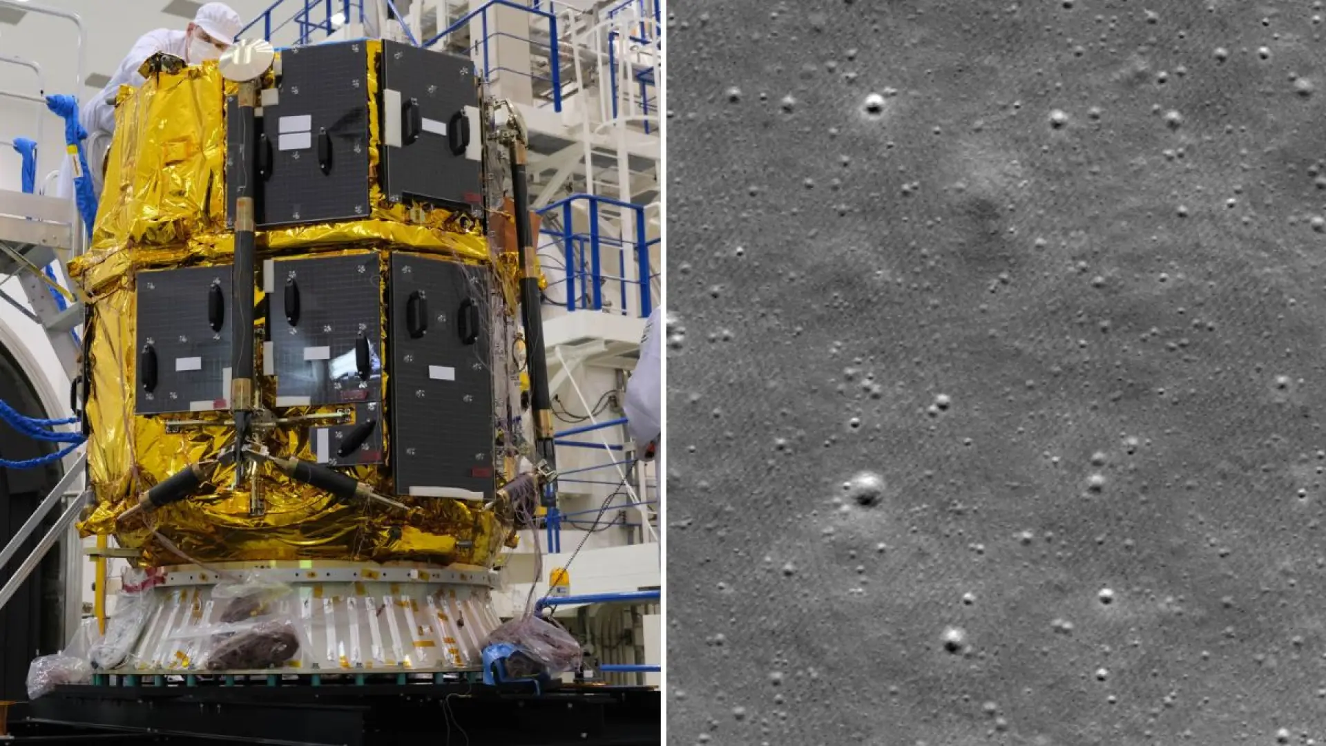 La NASA localiza el lugar del impacto del módulo lunar japonés que se estrelló en la Luna