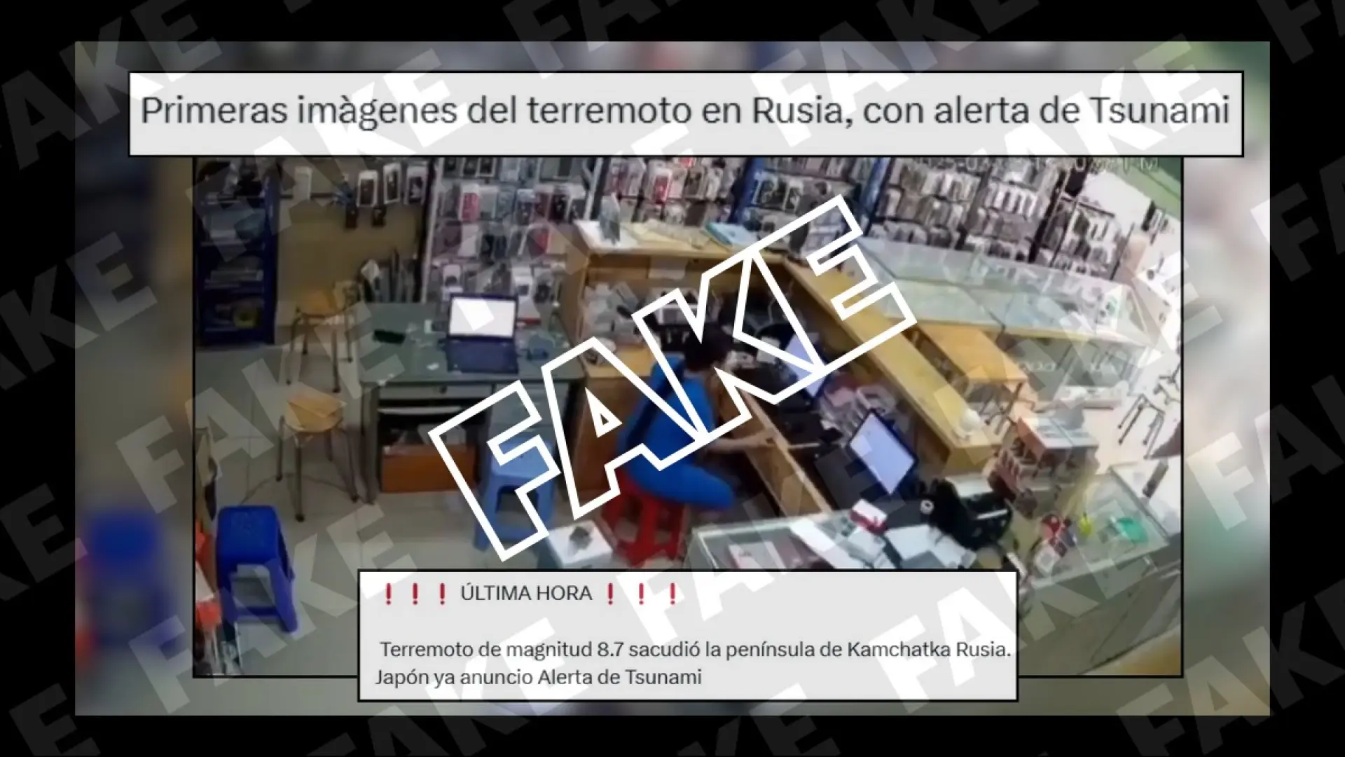 Cuidado con lo que te llega sobre el terremoto de Kamchatka: imágenes falsas y estafas inundan las redes sociales