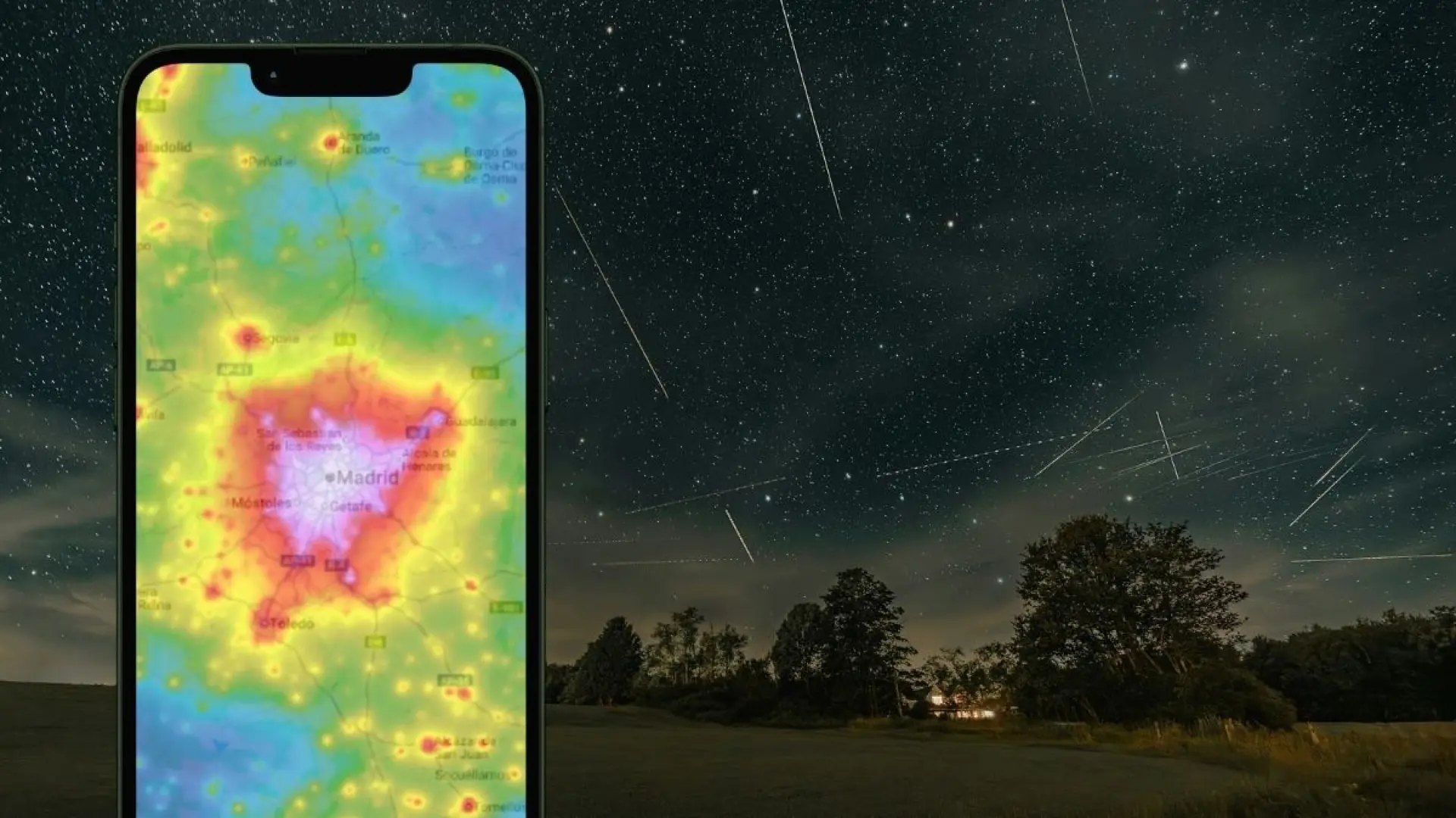 Dónde ver las perseidas en España: con este mapa online sabrás el mejor sitio para observar la lluvia de estrellas