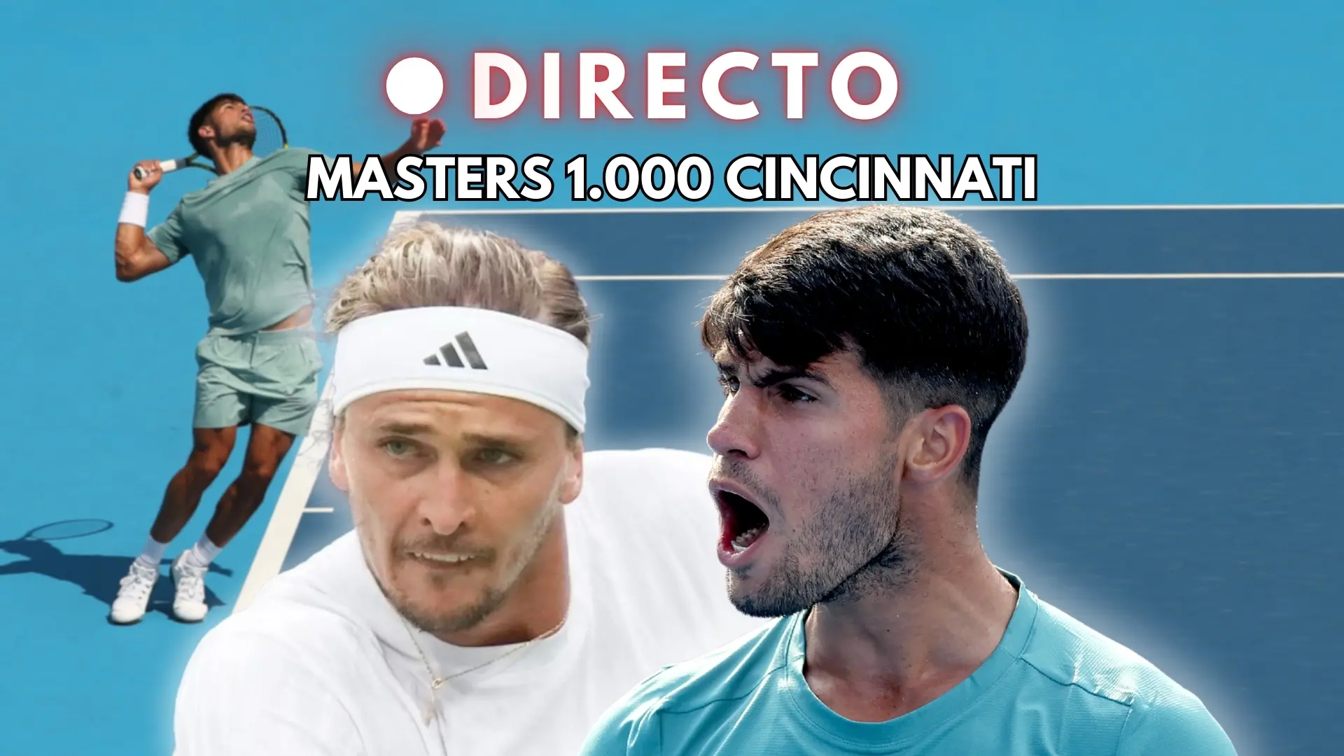 Carlos Alcaraz – Alexander Zverev del Masters 1.000 de Cincinnati, en directo: marcador, resultado y última hora de semifinales