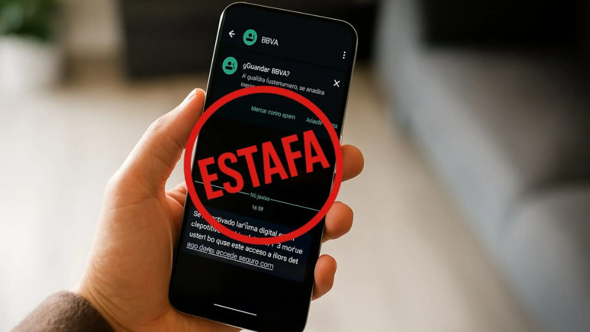 Vuelve la estafa del SMS que suplanta al BBVA: no piques o robarán todo tu dinero