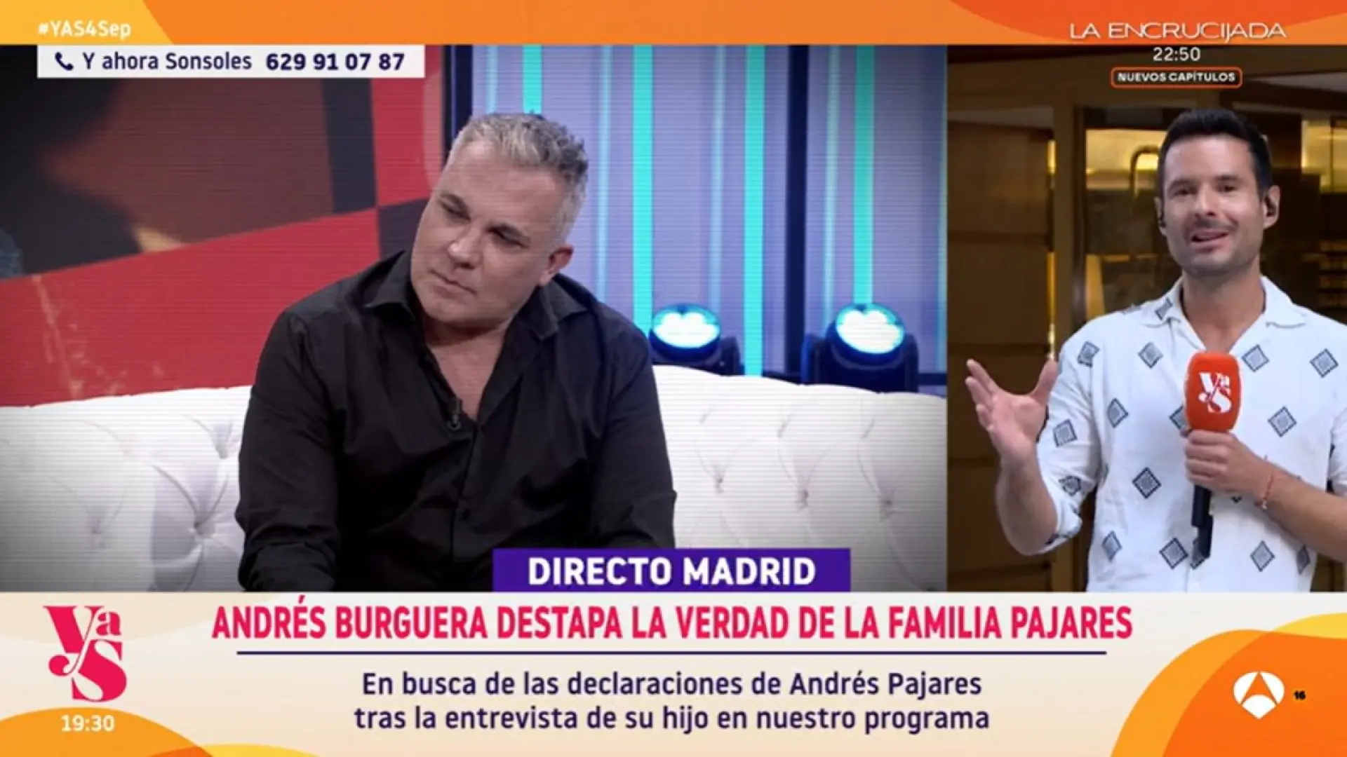 Andrés Pajares mantiene la discreción tras las declaraciones de su hijo Andrés Burguera: «No se ha puesto en contacto con él»