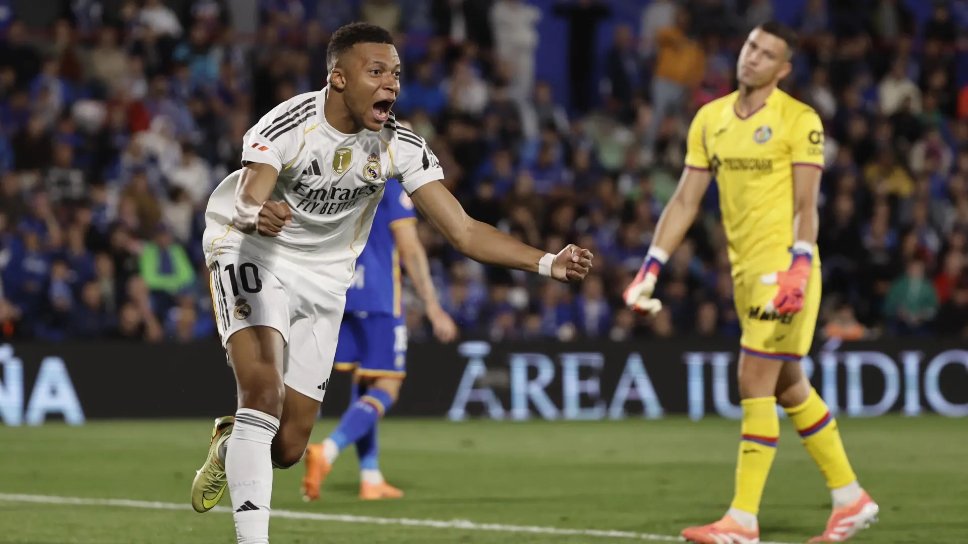 Kylian Mbappé rescata el liderato en un duro partido en Getafe antes del gran clásico