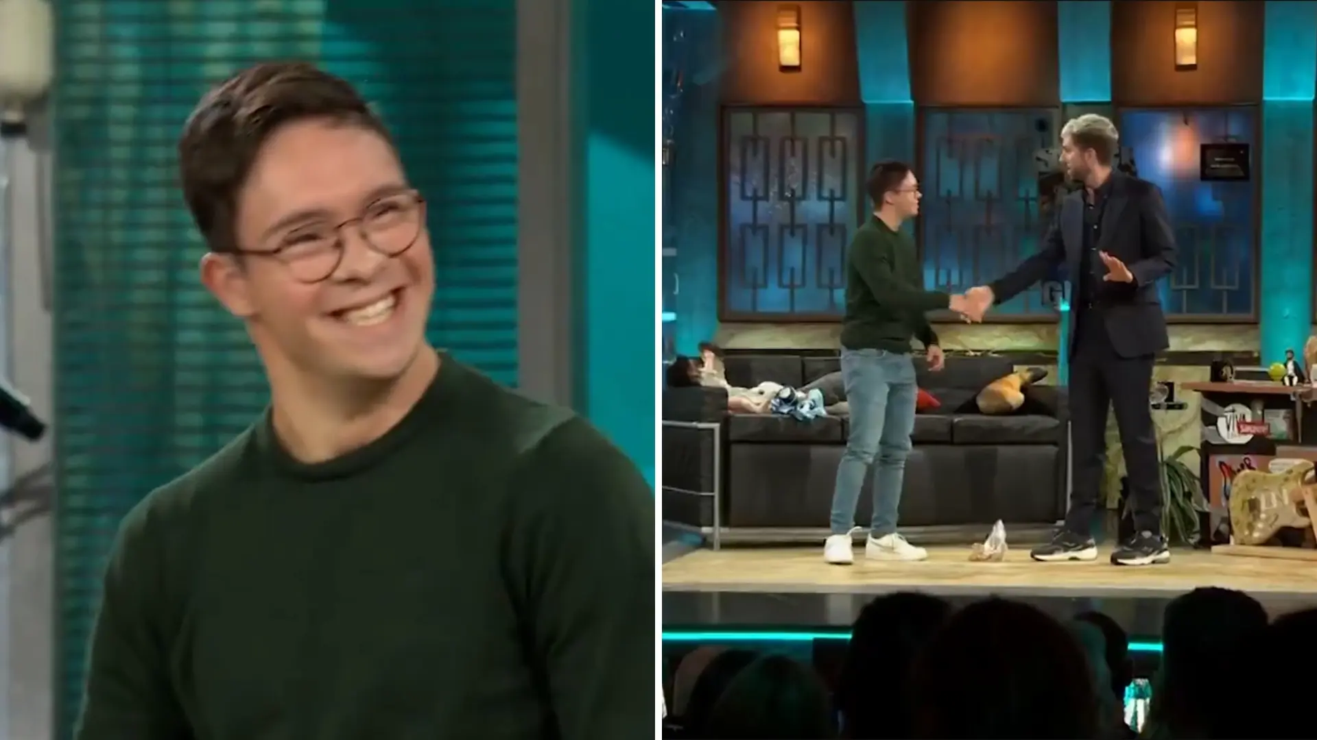 Guillermo Gracia, estrella de la natación con Síndrome de Down, le manda a su rival un mensaje desde 'La Revuelta': «No me preocupa»