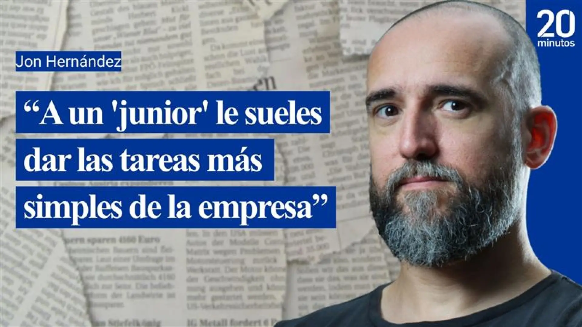 Jon Hernández, divulgador de Inteligencia Artificial, sobre su impacto en el mundo laboral: «La primera ola afectará a los becarios»