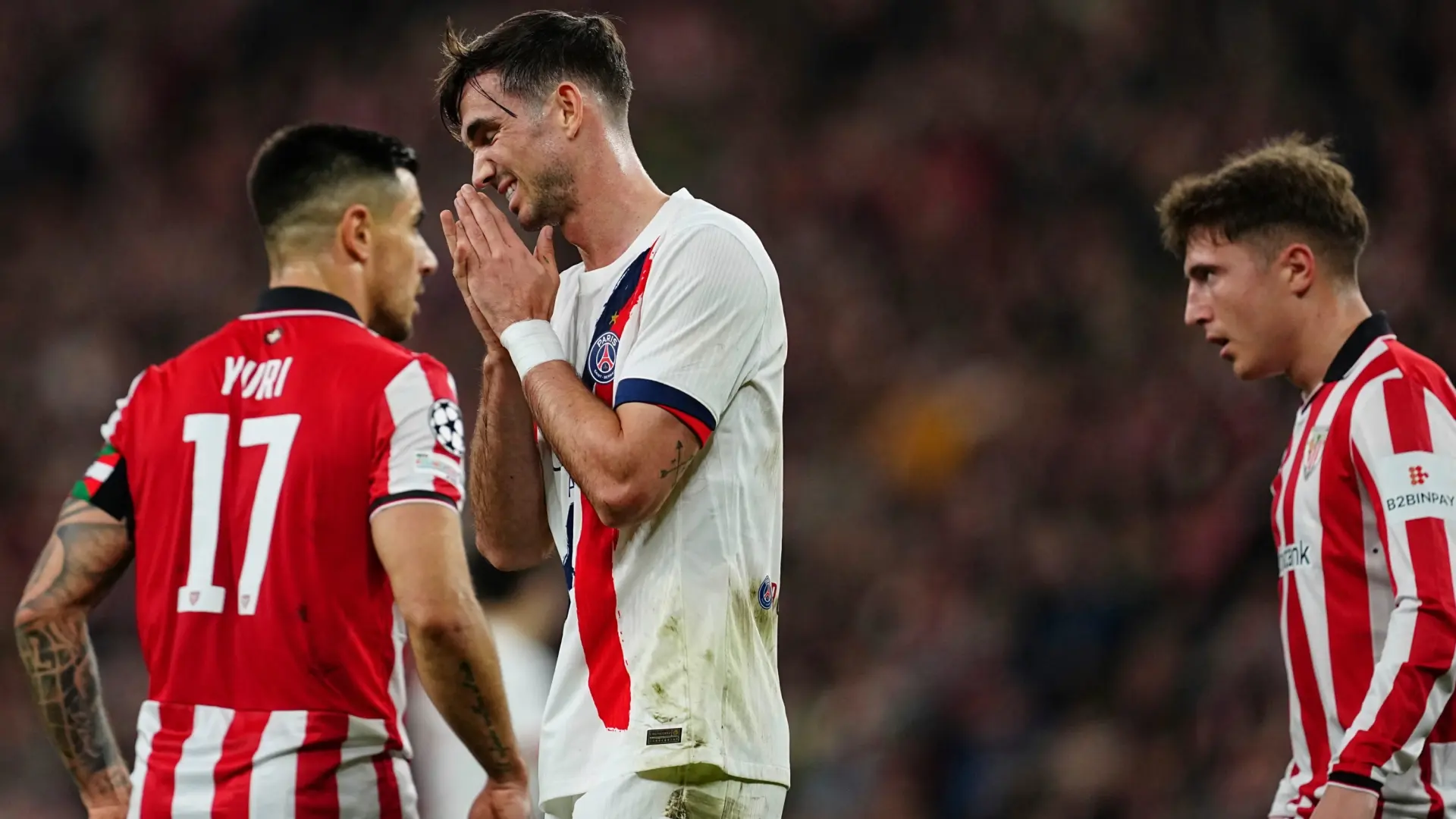 El Athletic aguanta ante el campeón de Europa en San Mamés: saca un empate ante el PSG en la Champions