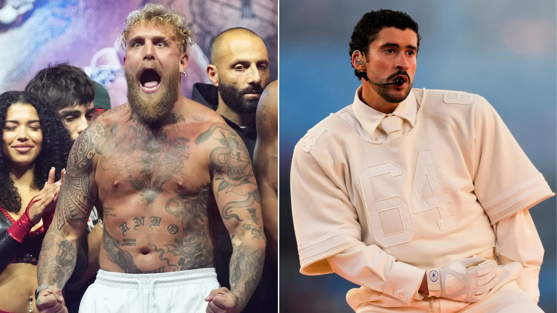 Jake Paul carga contra Bad Bunny tras la Super Bowl: «Un falso estadounidense que actúa y odia públicamente a Estados Unidos»