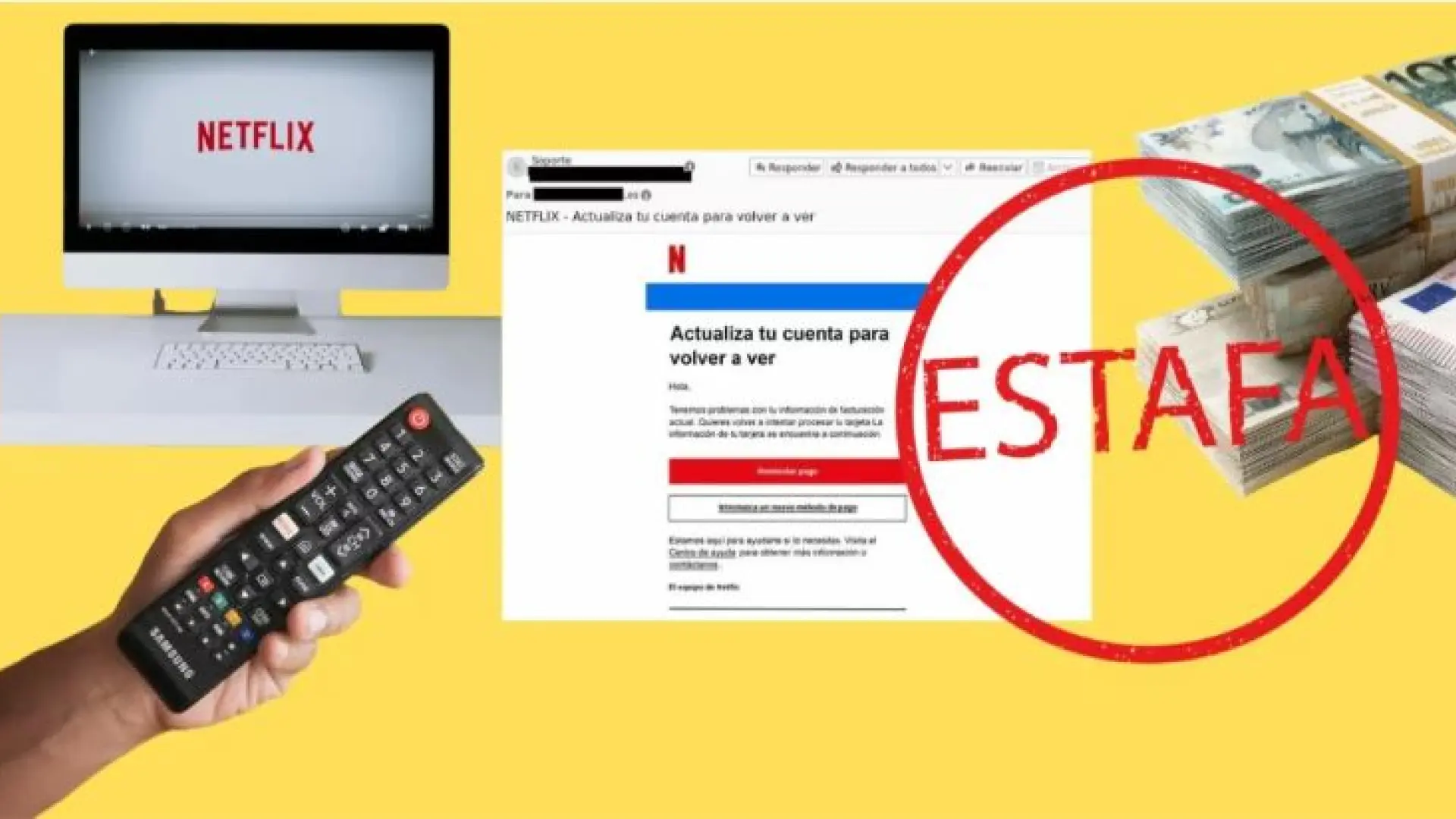 Cuidado con esta estafa: Netflix no solicita que ingreses un nuevo método de pago