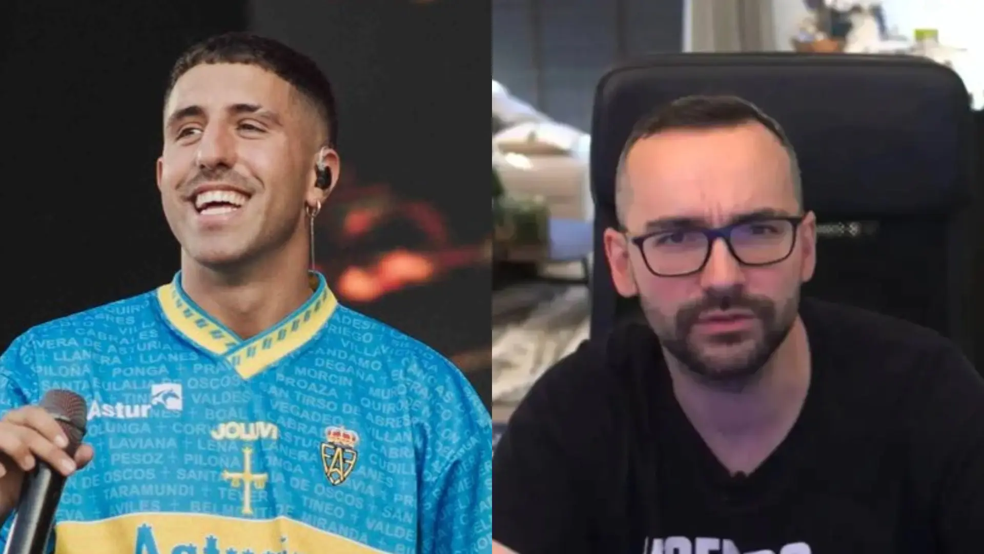 El cantante Enol estalla contra Xokas por su opinión sobre los impuestos: «Sal a la calle a que te dé el aire, que hueles a 'cerrao'»