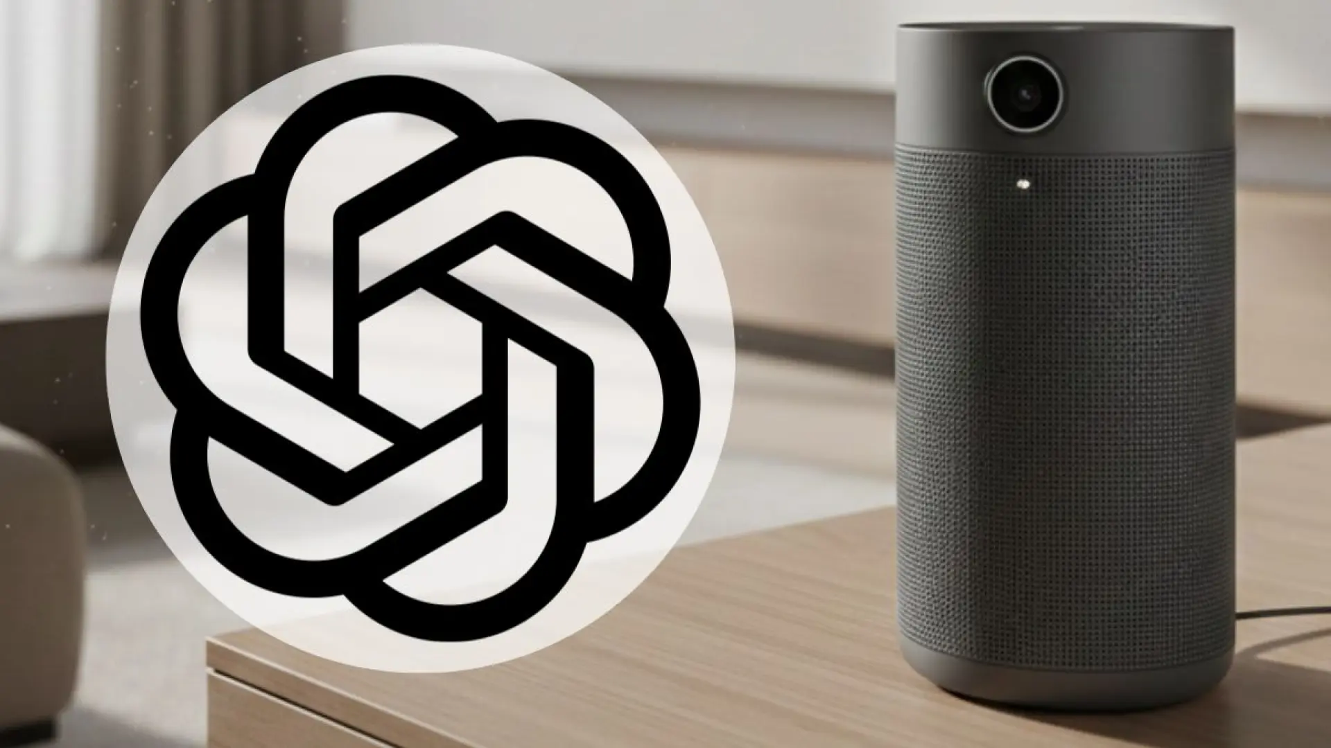 El esperado dispositivo con IA de OpenAI podría ser un altavoz con cámara y ChatGPT integrado