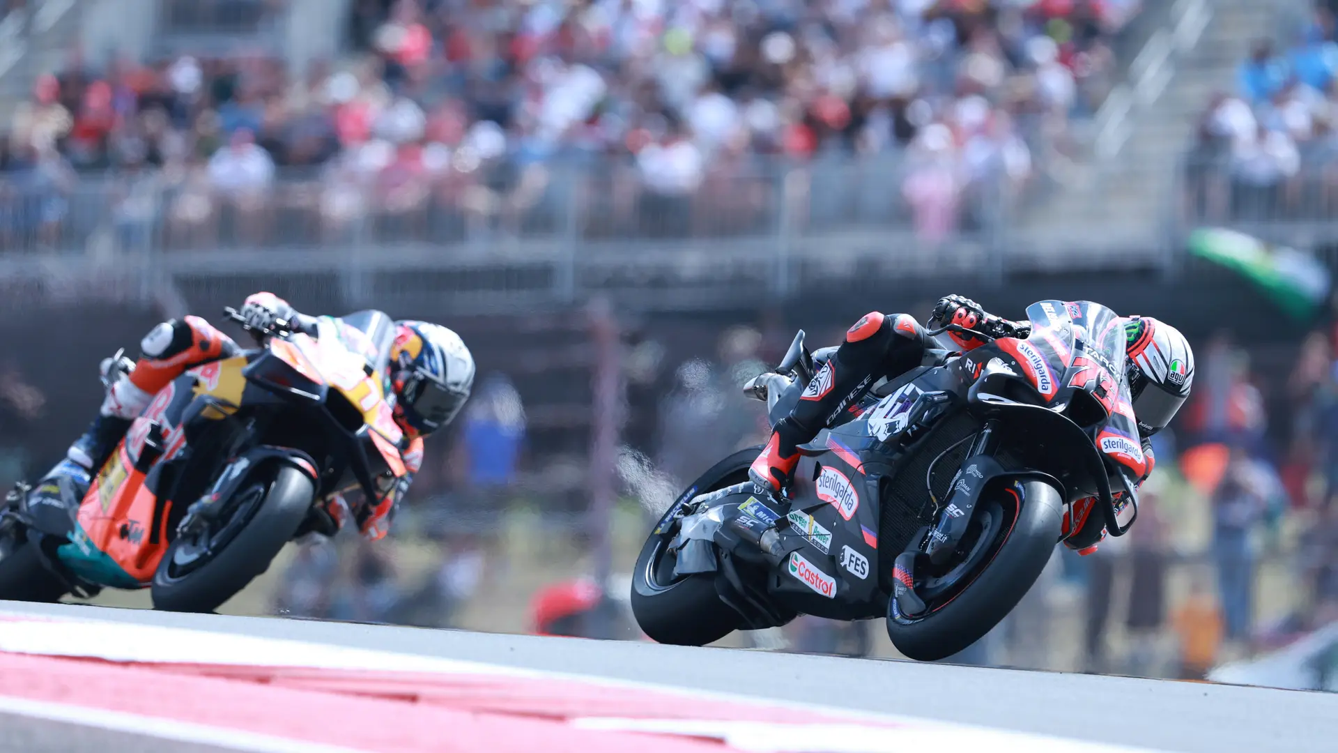 Gran Premio de MotoGP en EEUU | Bezzechi logra su tercera victoria, Jorge Martín es segundo y pierde el liderato y gran remontada de un Marc Márquez quinto