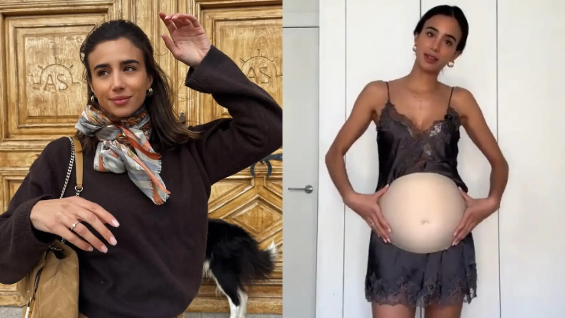 La 'influencer' Roxana Zurdo, en el punto de mira tras ponerse una barriga falsa para promocionar ropa de embarazada