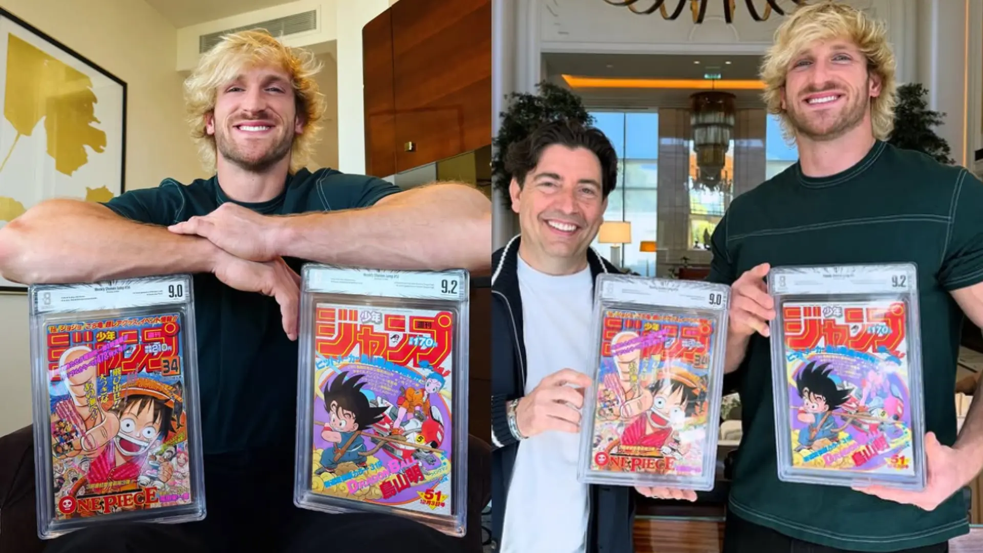 Mangas de 'Dragon Ball' y 'One Piece', la nueva apuesta de Logan Paul por la que ya habría desembolsado medio millón de euros