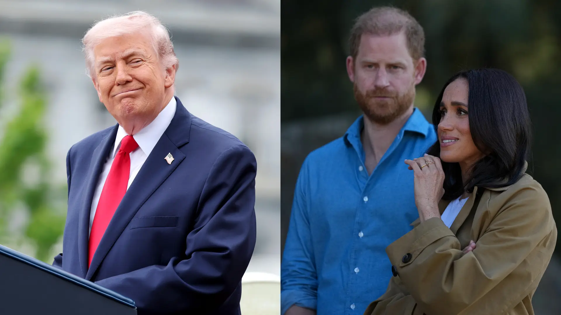 El ataque de Trump a Meghan Markle y el príncipe Harry: «Esa mujer suya… Dios mío, lo que le ha hecho a ese tipo»