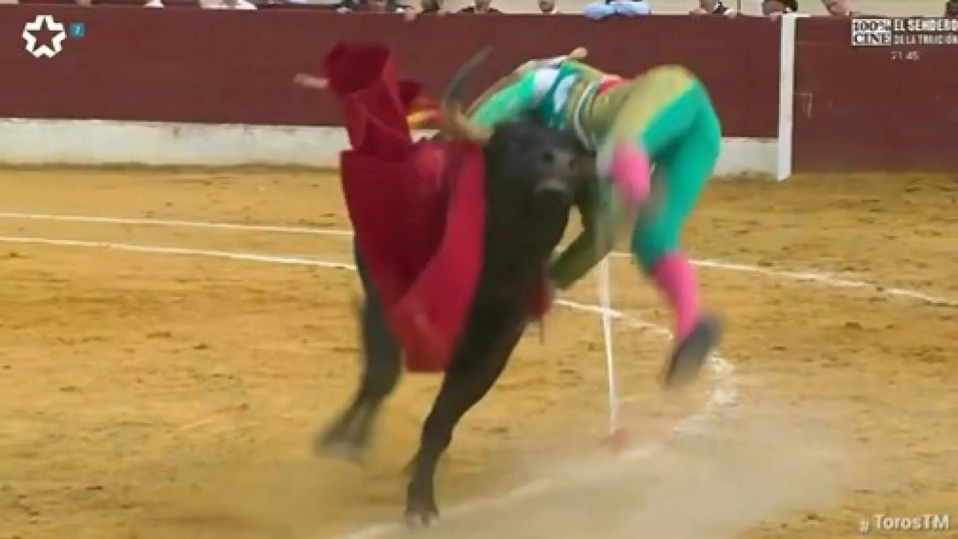 El torero Alberto Durán, operado de un trombo tras una fea cogida en los testículos