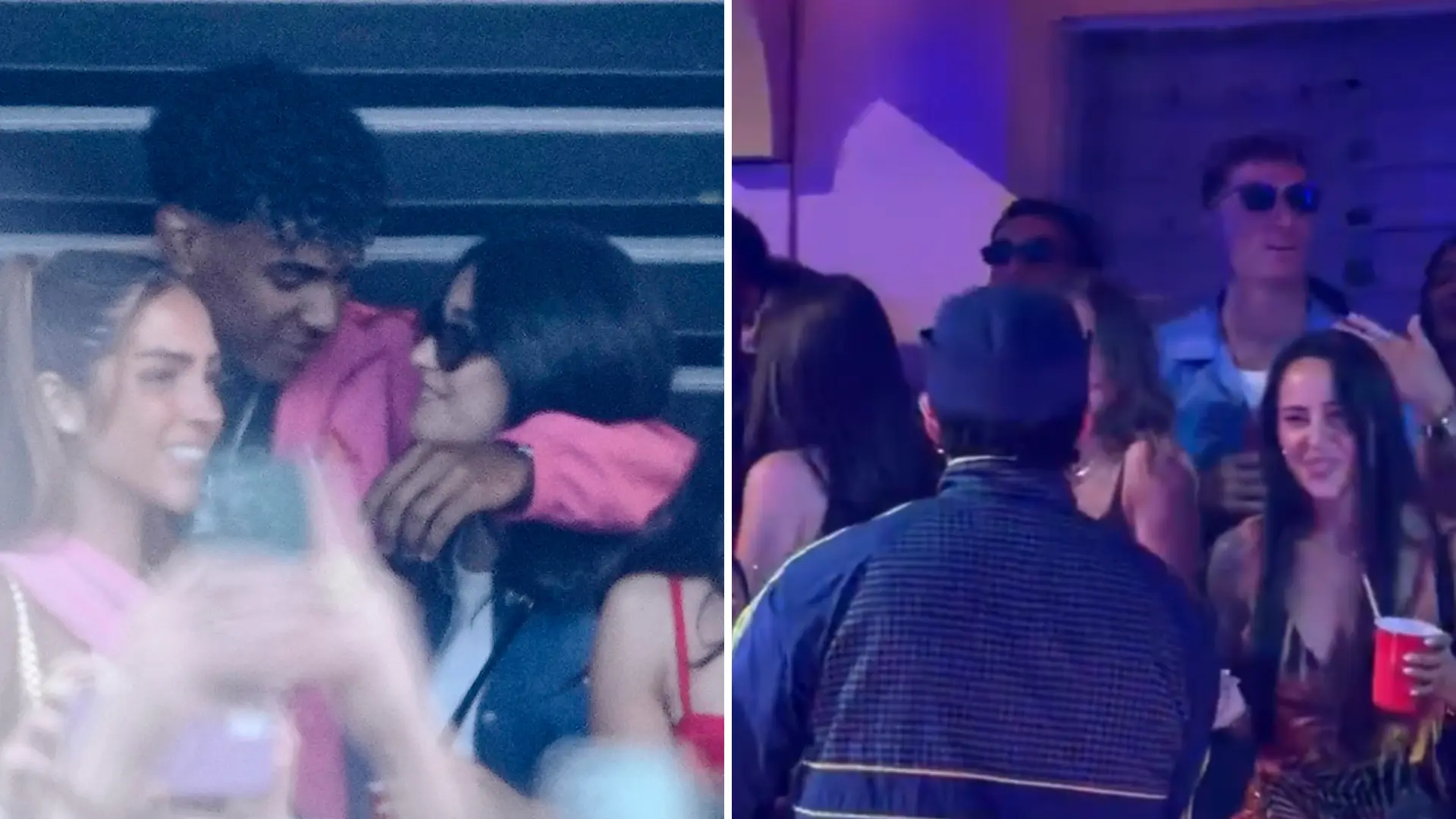 La macrofiesta de los jugadores del Barça con Bad Bunny: Lamine Yamal sin separarse de su novia, Lewandowski dándolo todo…