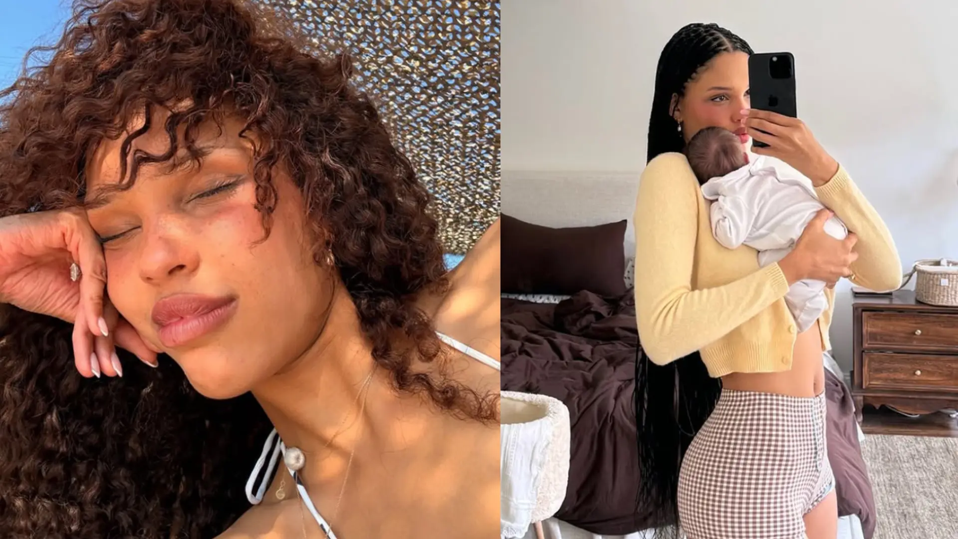 La modelo e 'influencer' Nara Smith, rota de dolor, revela que su hija de dos años padece cáncer: «Notamos algo sospechoso»