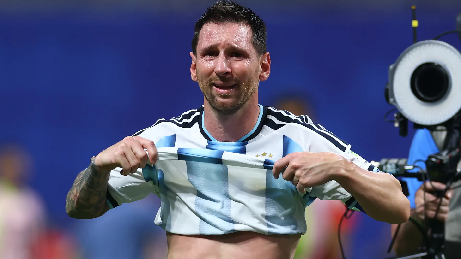 Las lágrimas de emoción de Leo Messi tras la remontada ante Egipto: «Siempre serás el mejor de la historia»