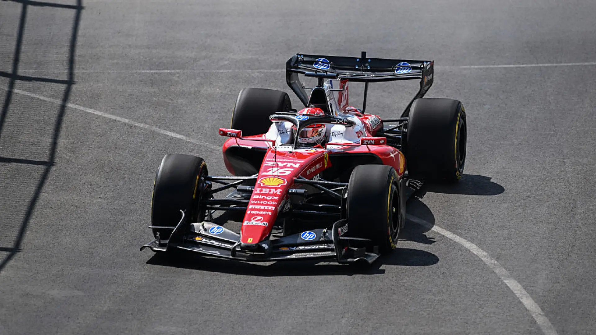 Ferrari estrena Madring: el monoplaza de Charles Leclerc, el primer coche de Fórmula 1 en probar el nuevo circuito