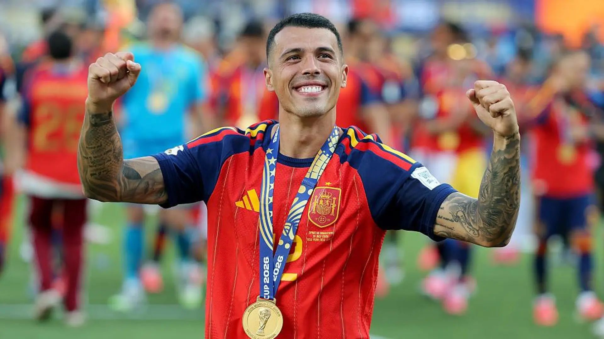 Pedro Porro, campeón del mundo y artífice encubierto del fichaje top del Tottenham: «Fui yo quien le dijo al entrenador que te trajera»
